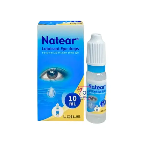 NATEAR EYE DROPS 10ML. น้ำตาเทียม (ซื้อ 6 กล่อง ฟรี DEZTANEX 5MG. 1x10'S 1 กล่อง)