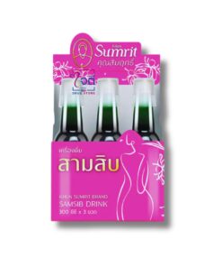 สมุนไพรคุณสัมฤทธิ์ ยาน้ำรากสามสิบ 3x300CC. **สีชมพู** Exp : 03/2027 ( มีค่าจัดส่งสำหรับขนส่งเอกชน)