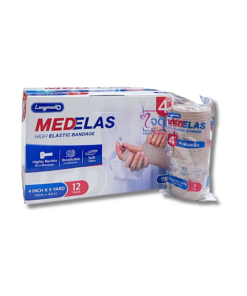 LONGMED ELASTIC BANDAGE 4"x5หลา