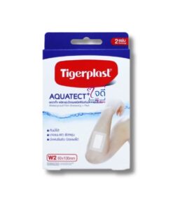 TIGERPLAST พลาสเตอร์ใสกันน้ำ W2 (60x100MM) 3 แผ่น