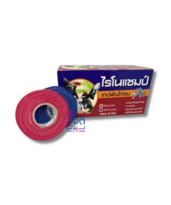 ไรโนแชมป์ เทปพันไก่ชน 1/2''x10Y 12ม้วน/กล่อง (สีแดง)