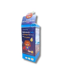 DEEDAY MULTIVITAMIN FORTE & OMEGA-3 PLUS L-LYSINE 120ML.