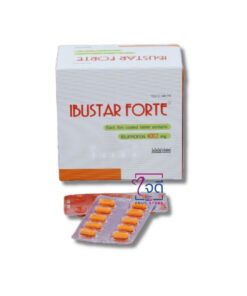 IBUSTAR FORTE 400MG. 100X10'S เม็ดยาวสีส้ม