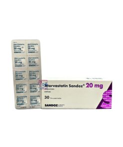 ATORVASTATIN SANDOZ 20MG. 3x10'S