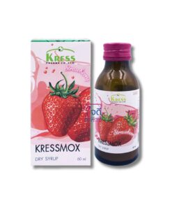 KRESSMOX-125 DRY SYRUP 60 ML. รสสตรอเบอร์รี่ ( มีค่าจัดส่งสำหรับขนส่งเอกชน )