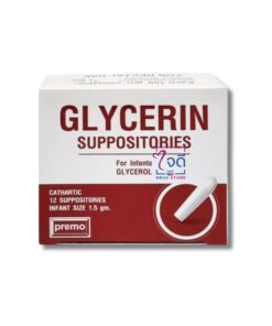 GLYCERIN SUPPO.เด็ก กล่องสีน้ำตาล12'S.