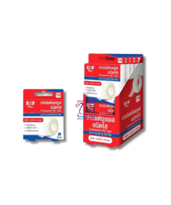 SOS PLUS (TR1) เทปแต่งแผลชนิดใส ขนาด 1/2 นิ้ว x 10 หลา (10ม้วน/กล่อง)