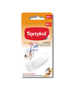TIGERPLAST CLEAR ชนิดพลาสติกใส 25ชิ้น