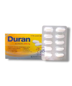 DURAN 600MG.10'S.(เม็ดรี-สีขาว)