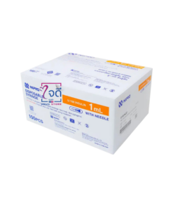 NIPRO DISPOSABLE SYRINGE INSULIN 1ML. (มีเข็ม) NO.29x1/2" 100'S