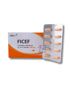 FICEF 100MG. 1X10 CAPSULES. มีกล่อง