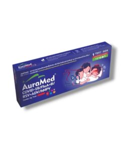 AURAMED COVID-19/FLU A+B/RSV/ADV/hMPV COMBO AG TEST. 6IN1 HOME USE.